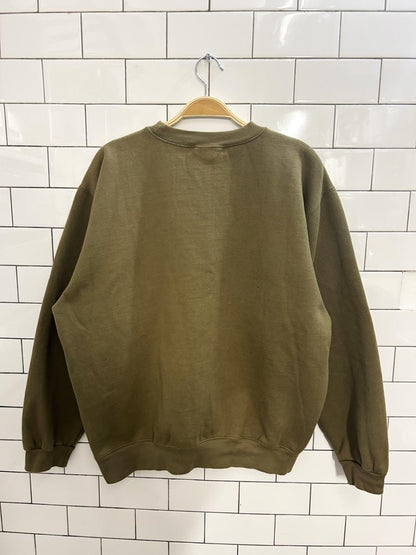 vintage 90s dusseldorf german fleece crew - good market thrift store