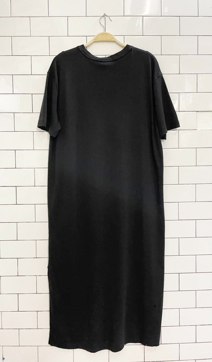 babaton cotton t-shirt midi dress | aritzia - good market thrift store