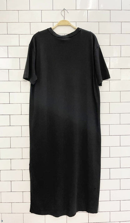babaton cotton t-shirt midi dress | aritzia - good market thrift store