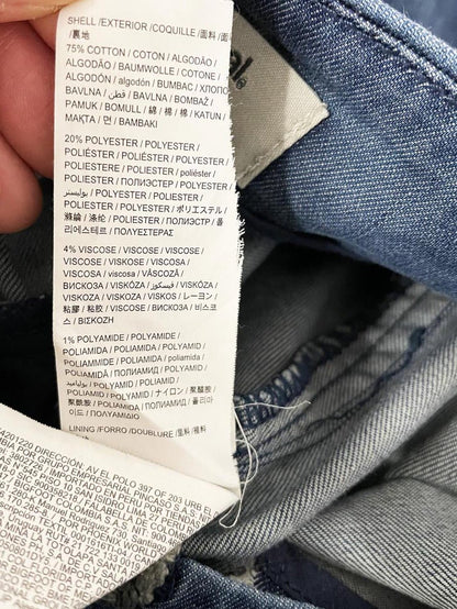 desigual boho patchwork wrap embroidered denim mini skirt - good market thrift store