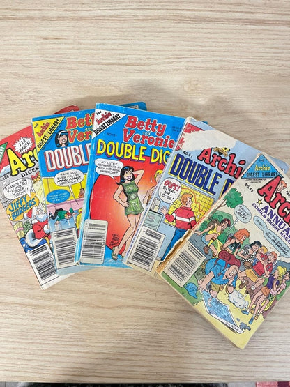 x5 vintage archie comics | archie annual comics - good market thrift store