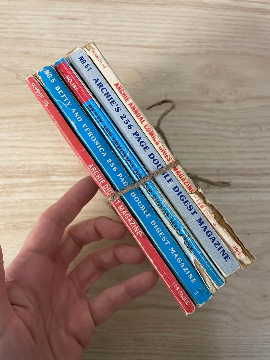 x5 vintage archie comics | archie annual comics - good market thrift store