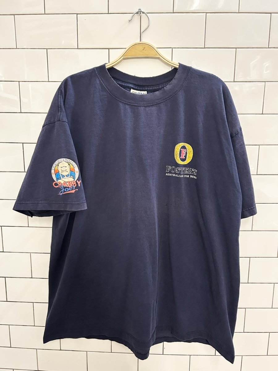 vintage 00s fosters beer x sydney olympics tee - good market thrift store