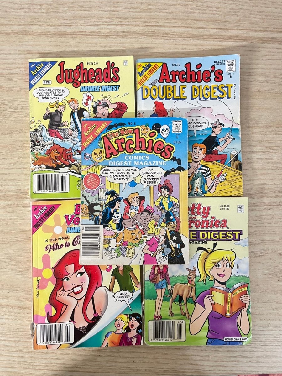 x5 vintage archie comics | the new archies - good market thrift store