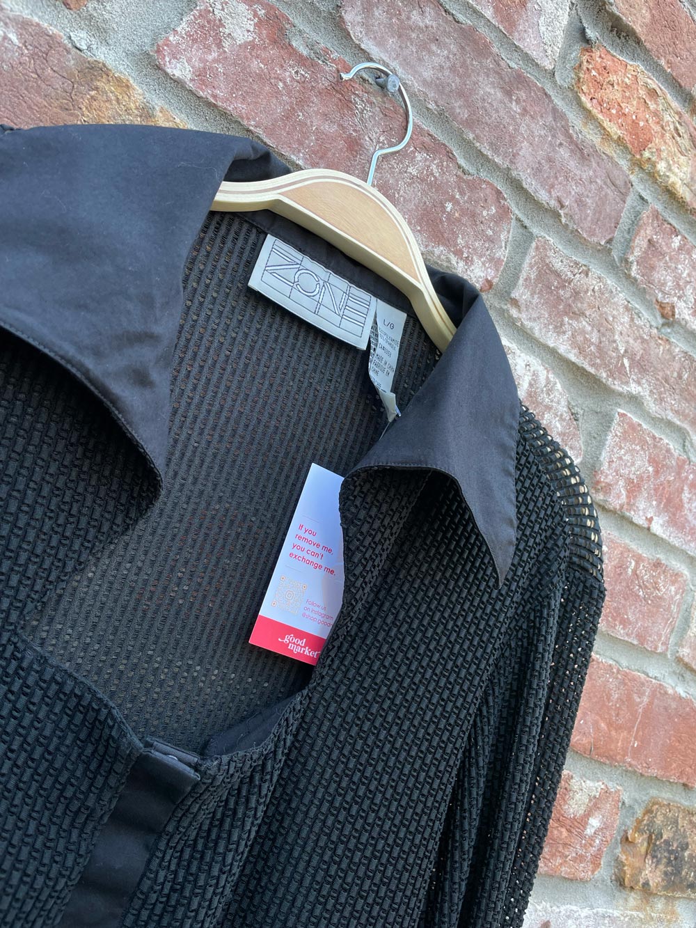 y2k zone mesh collared corset blouse