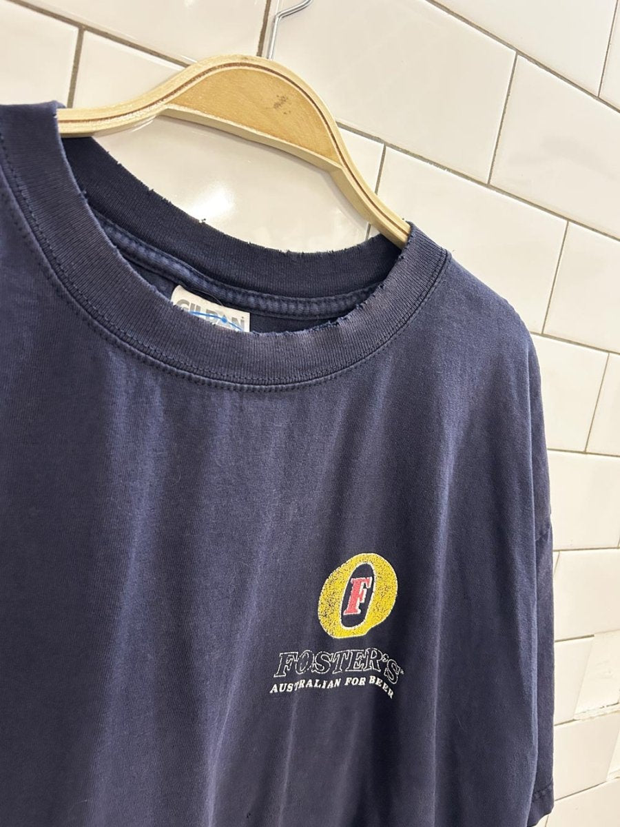 vintage 00s fosters beer x sydney olympics tee - good market thrift store