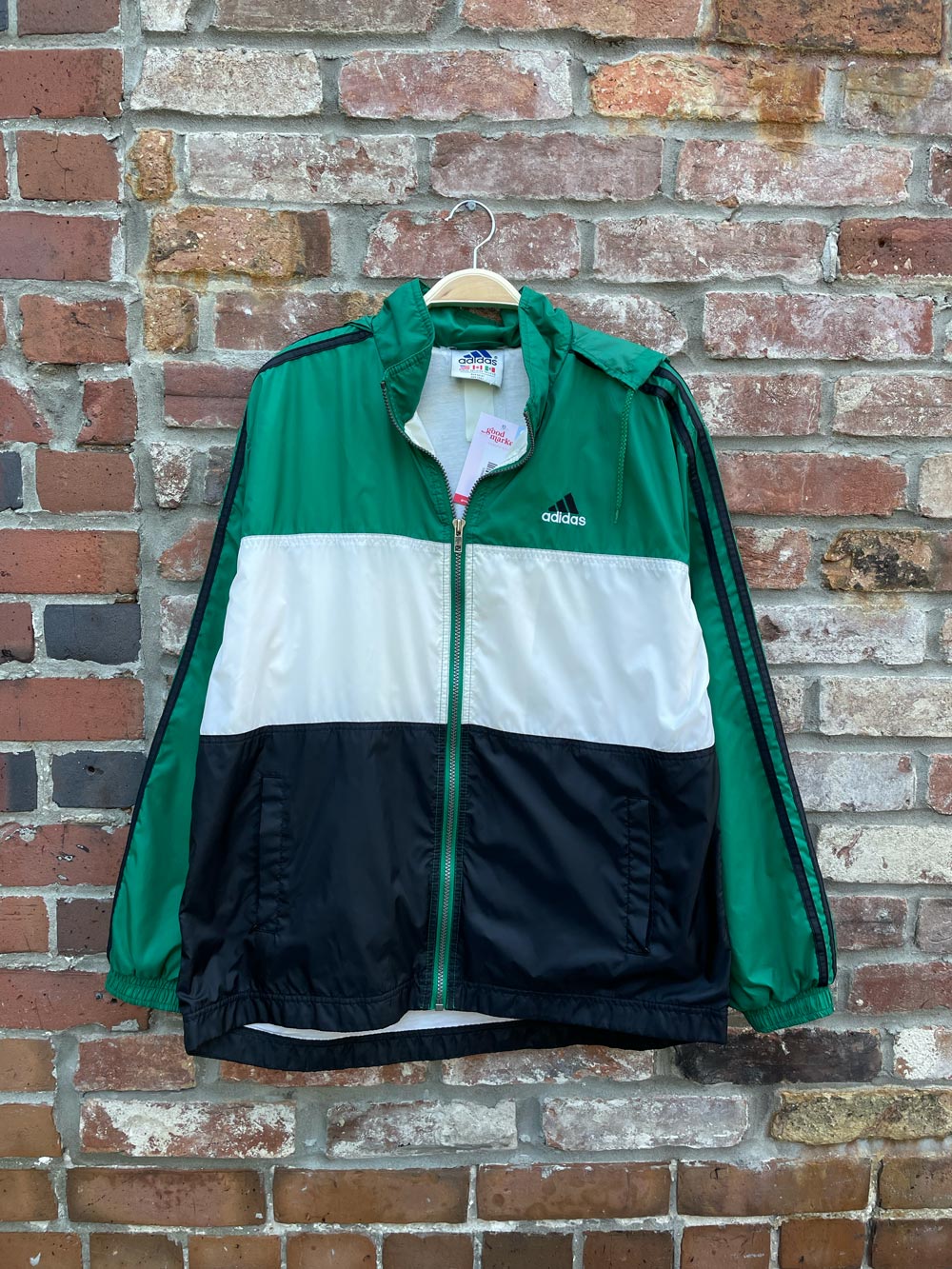 vintage 00s adidas windbreaker track jacket