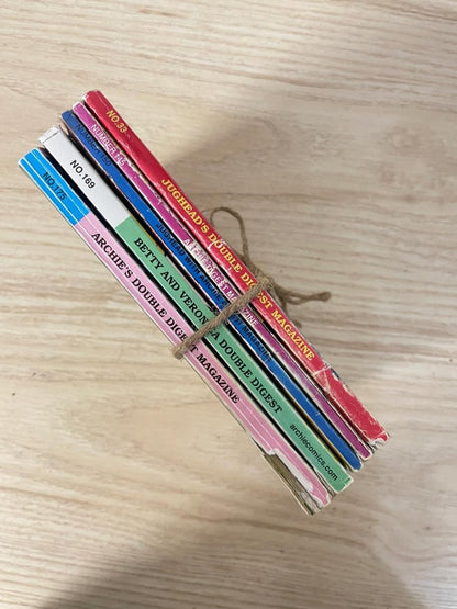 x5 vintage archie comics | jugheads double digest - good market thrift store