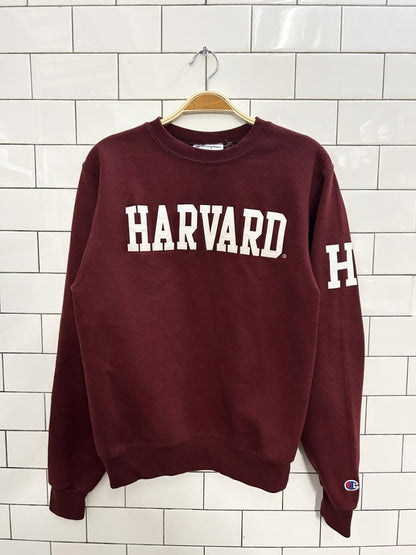 champion harvard graphic crew - good market thrift store
