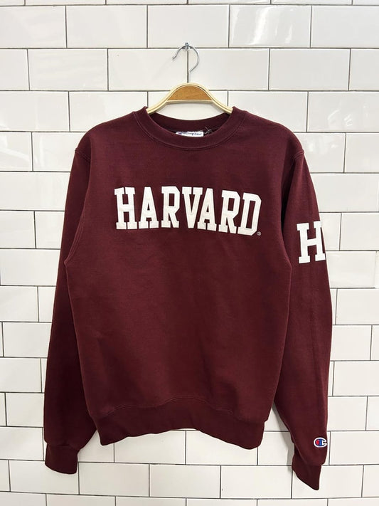 champion harvard graphic crew - good market thrift store