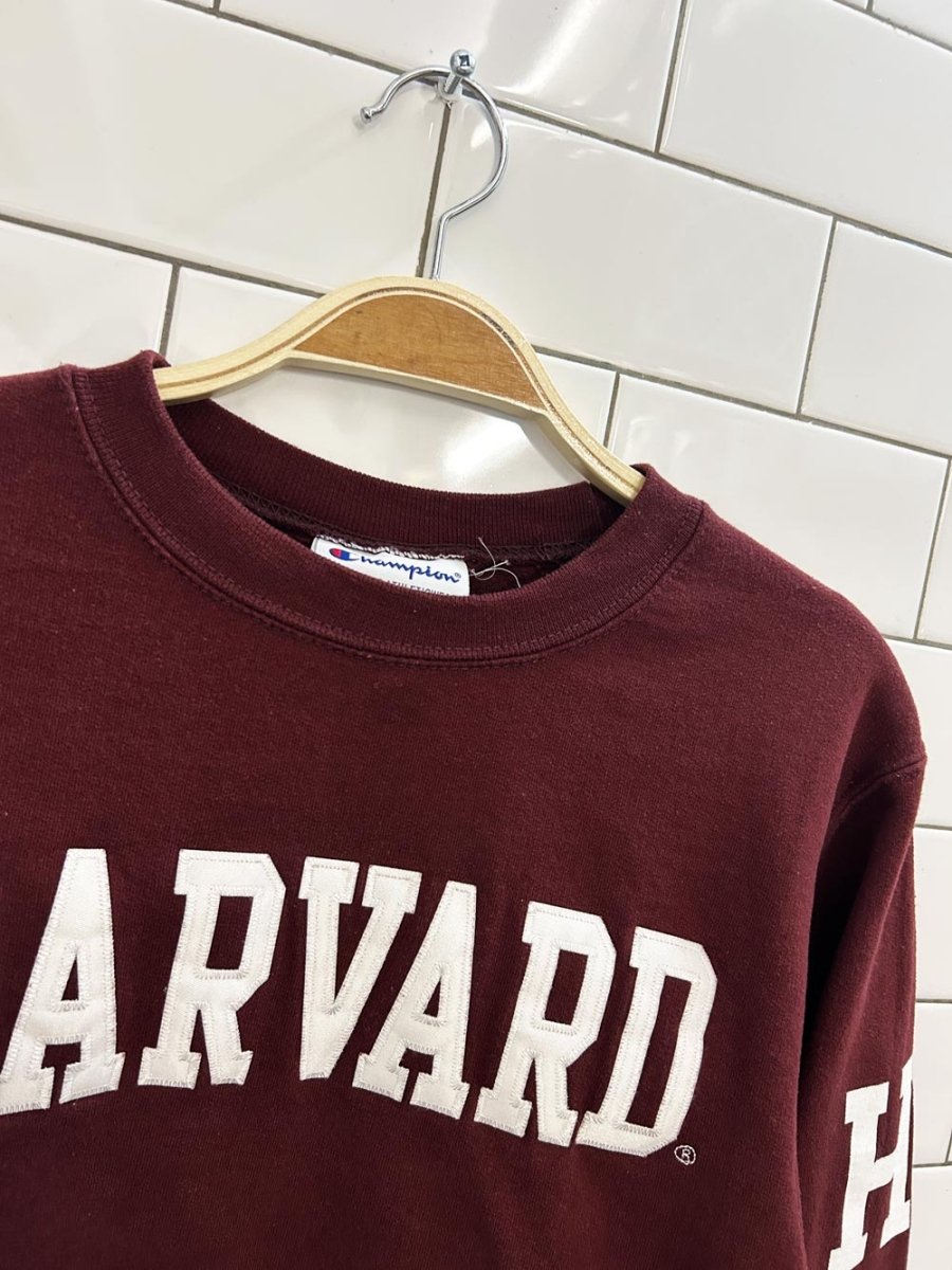 champion harvard graphic crew - good market thrift store