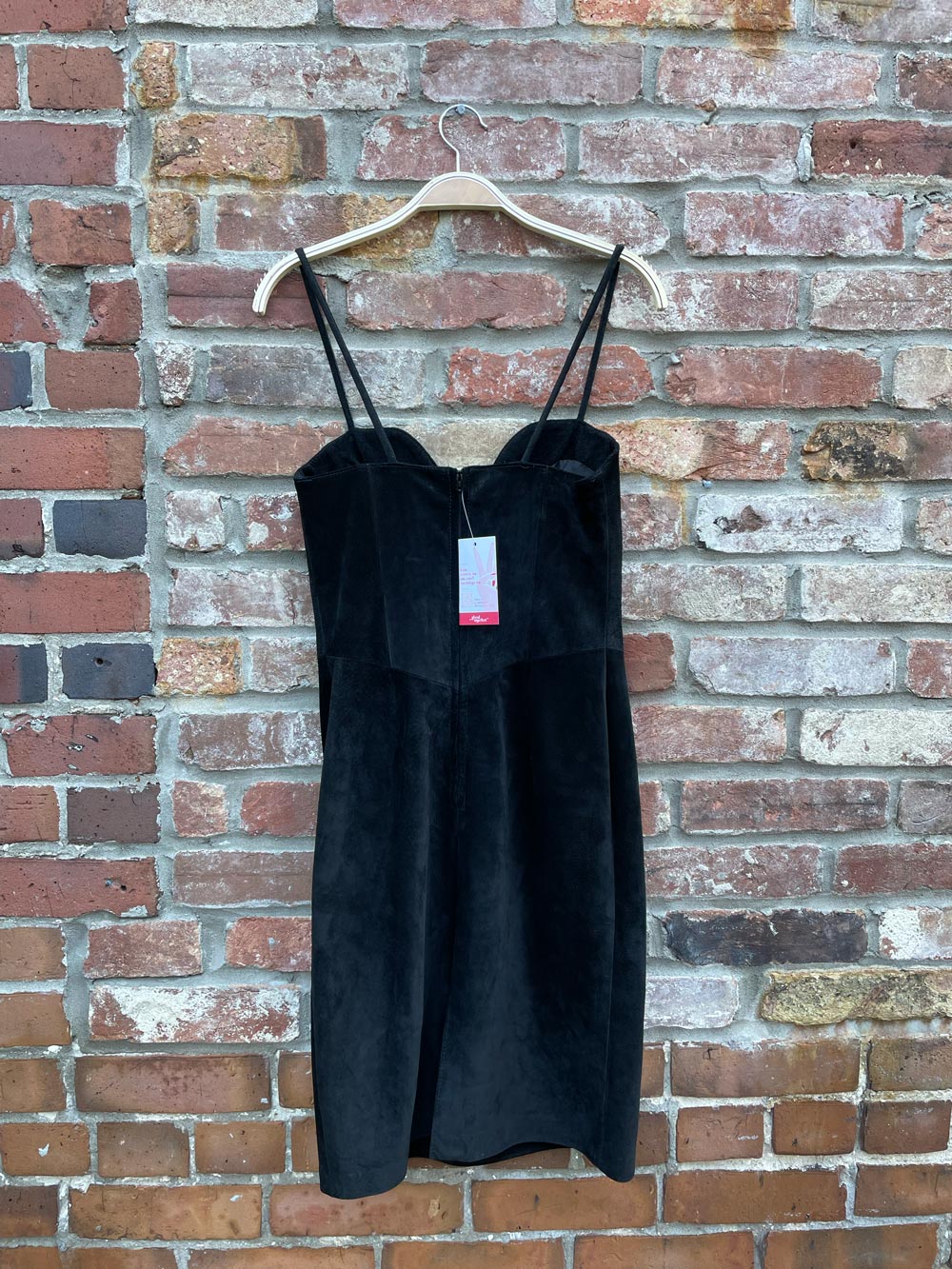 vintage danier suede bustier dress