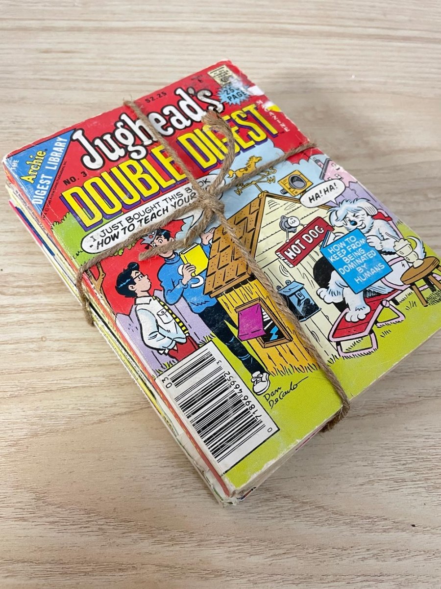 x5 vintage archie comics | jugheads double digest hot dog - good market thrift store