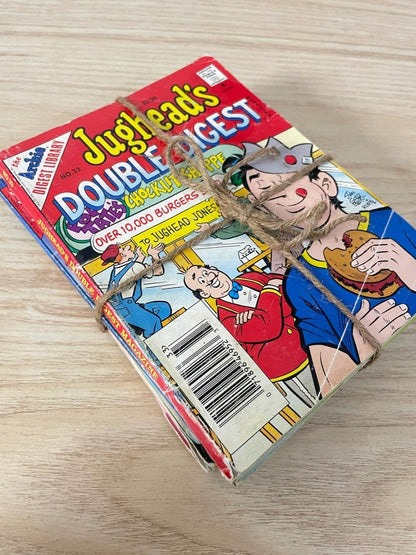 x5 vintage archie comics | jugheads double digest - good market thrift store
