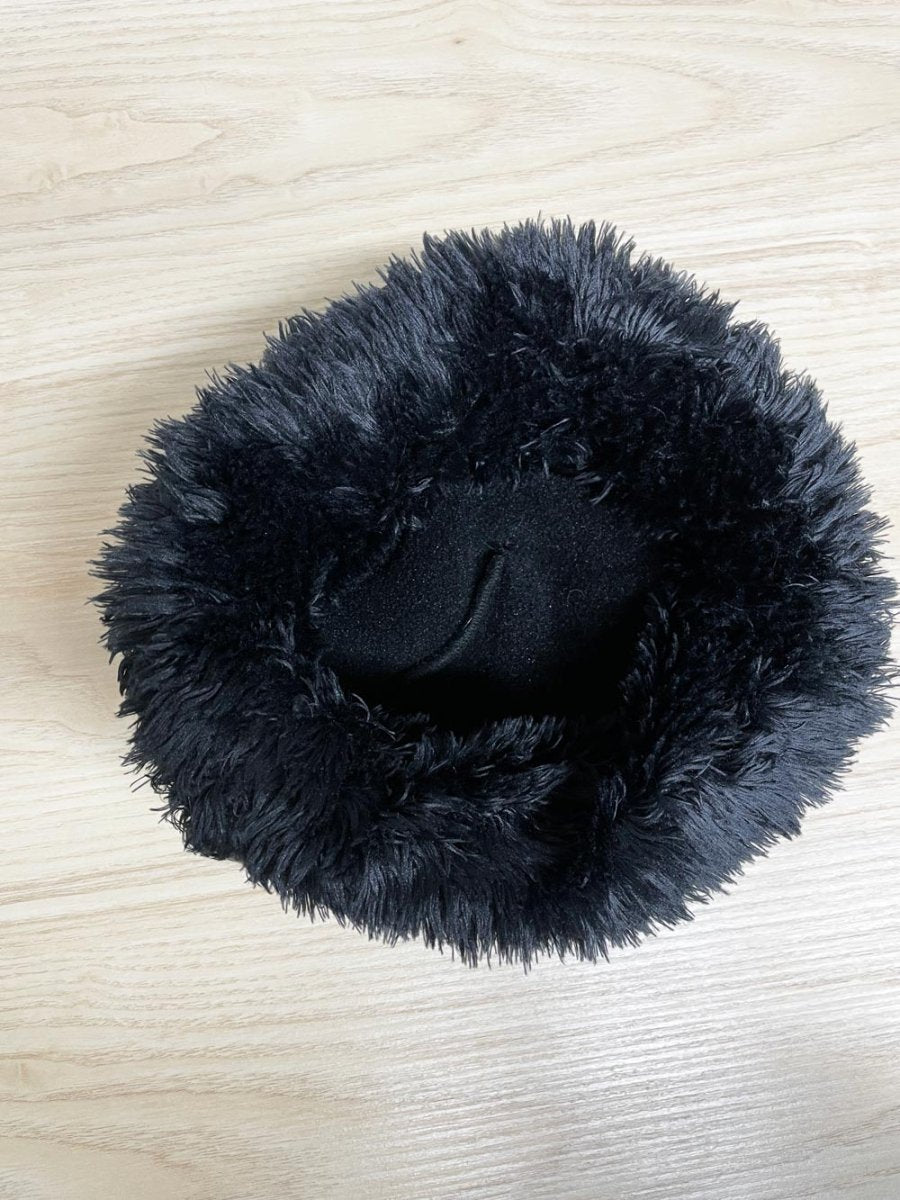 y2k madcap faux fur hat - good market thrift store