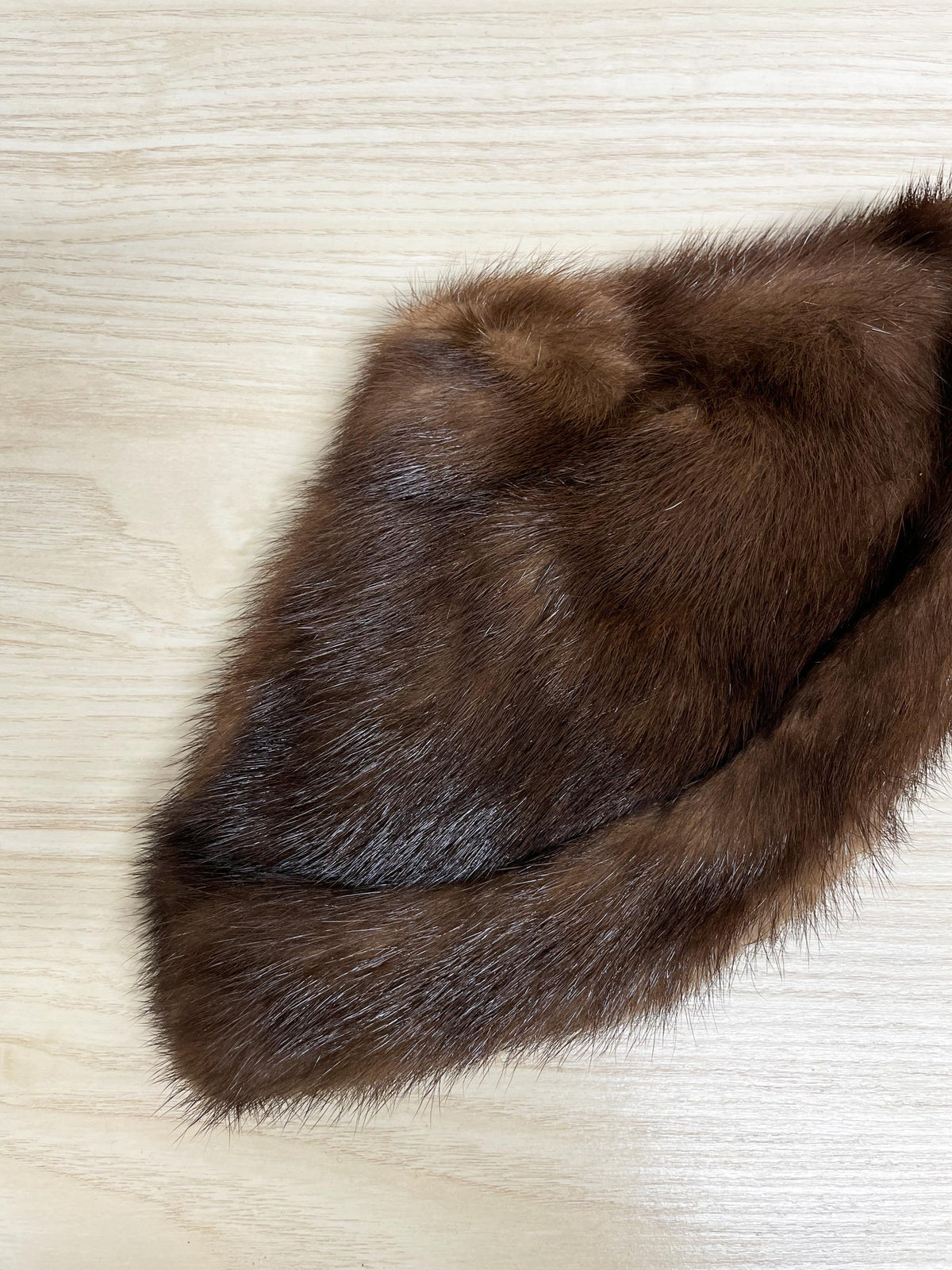 vintage 60s mink fur pixie style pointed hat