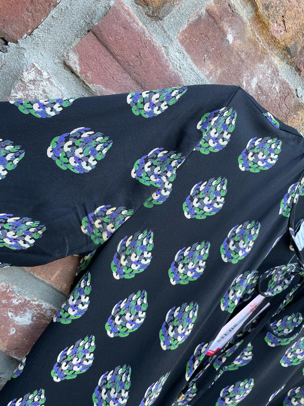 diane von furstenberg silk wrap blouse