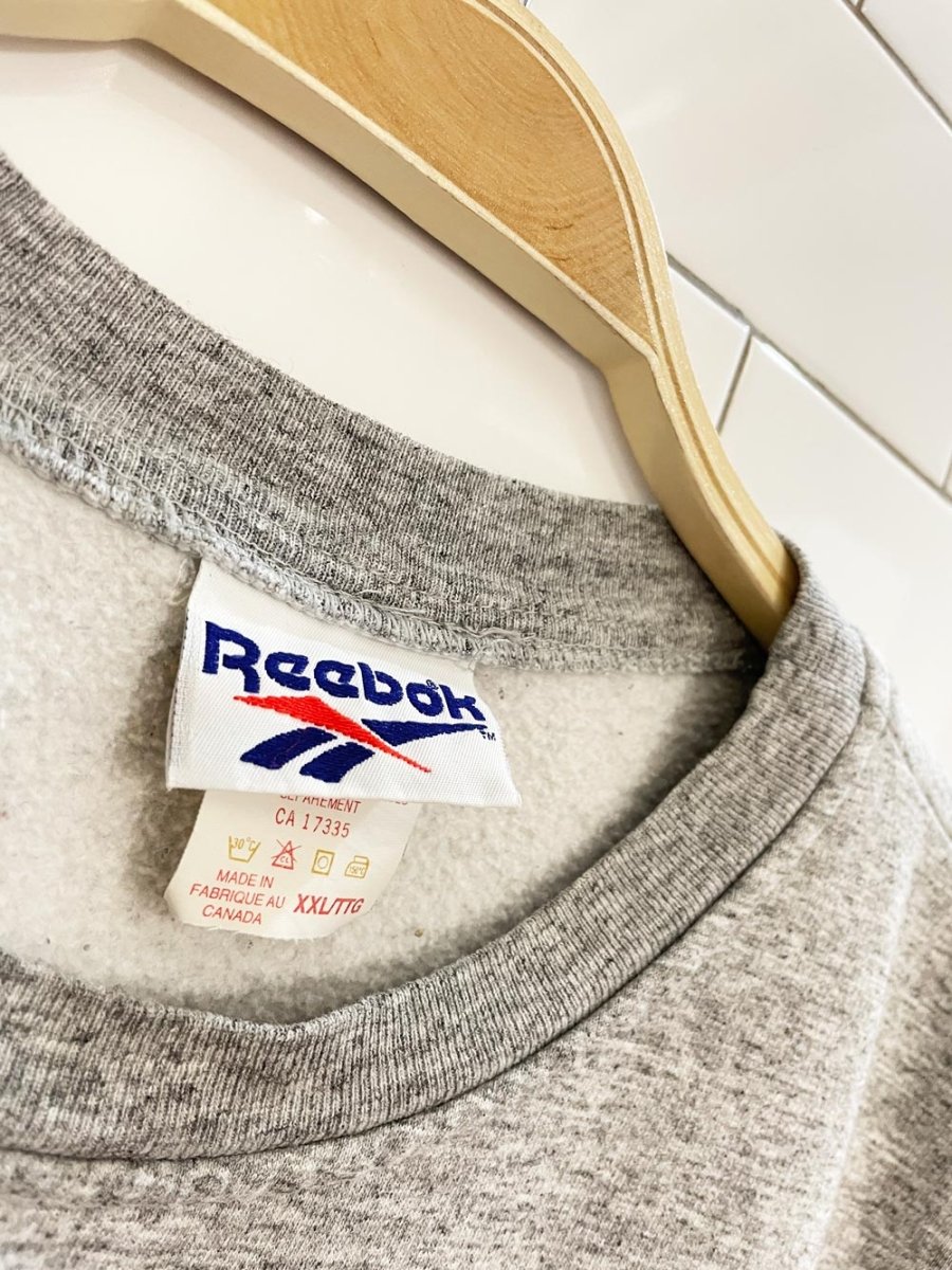 vintage 80s reebok retro sleeveless sweatshirt - good market thrift store