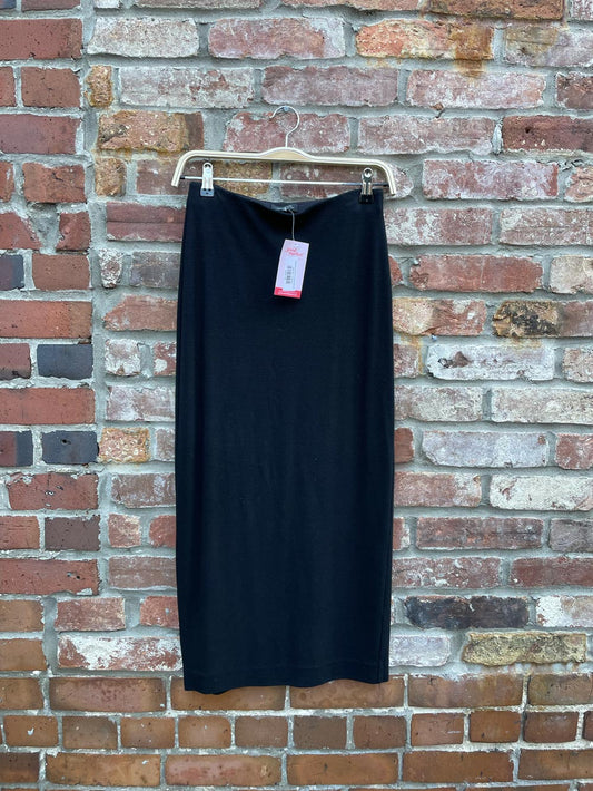 babaton stretch knit slim midi skirt