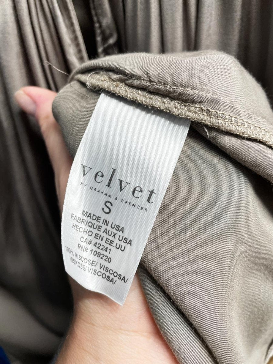 velvet by graham & spencer satin oversized top - good market thrift store