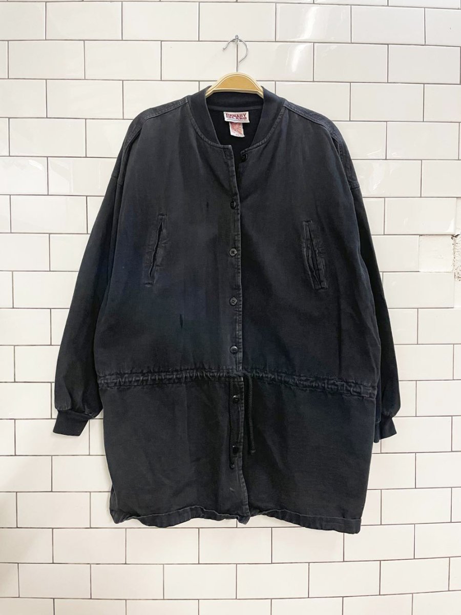 vintage 90s canary island drawstring cotton jacket - good market thrift store