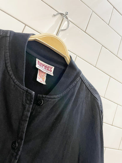 vintage 90s canary island drawstring cotton jacket - good market thrift store