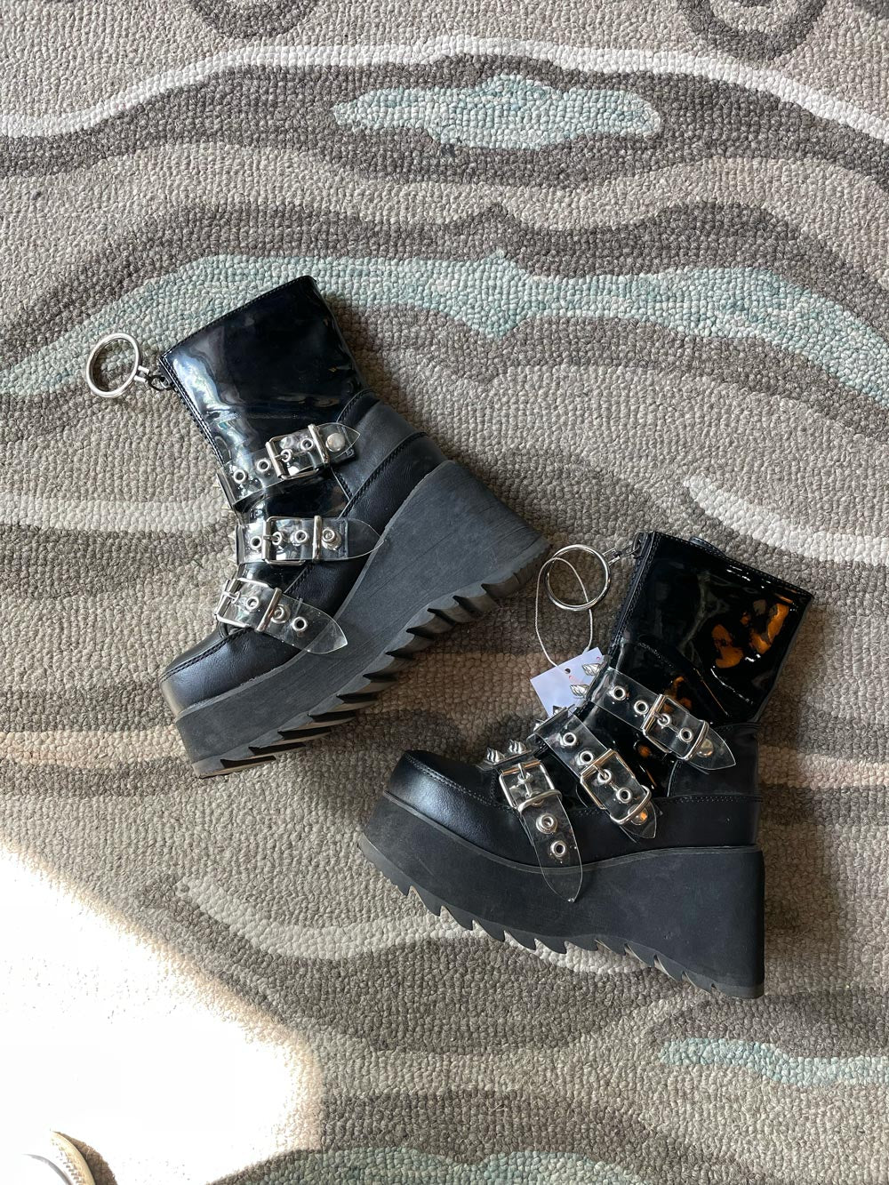 demonia scene 51 vegan leather boot