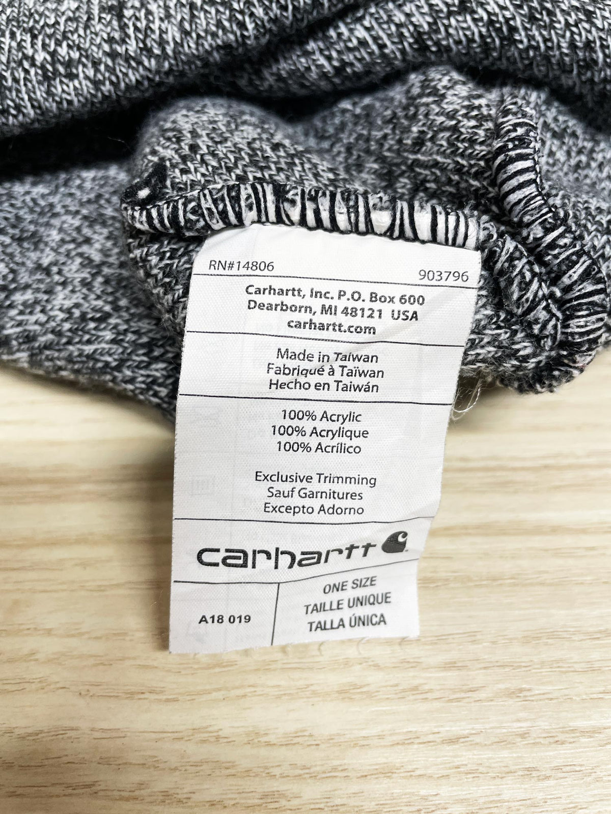 carhartt ribbed knit toque