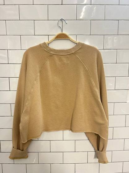 ae oversized boxy crop crew - good market thrift store