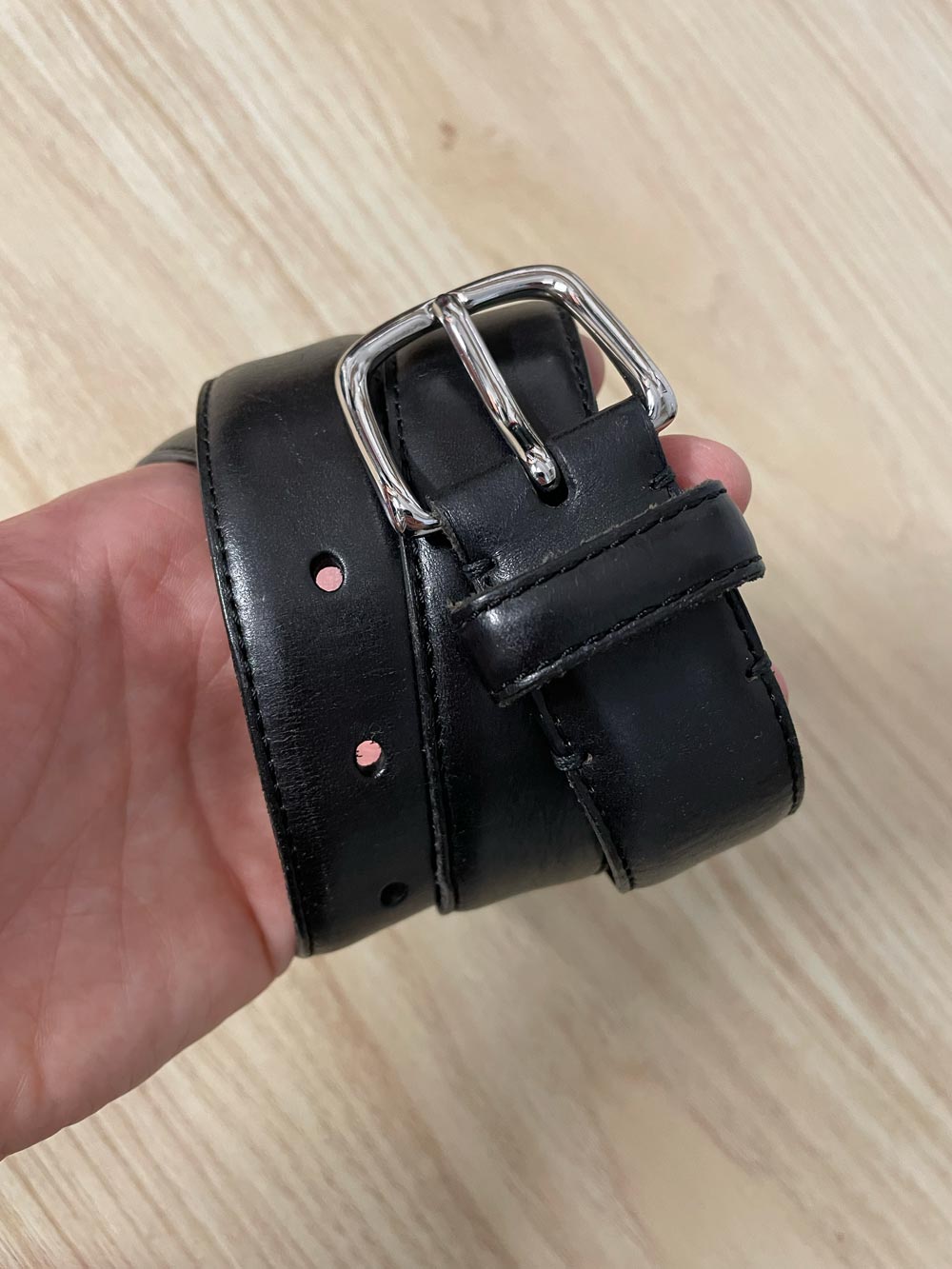 babaton essential leather belt