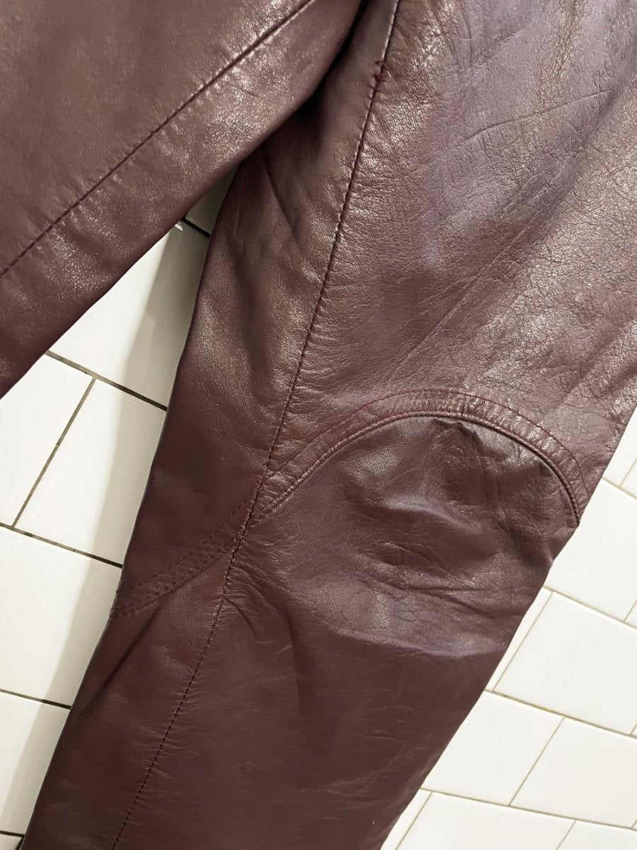 vintage jordache leather pants - good market thrift store