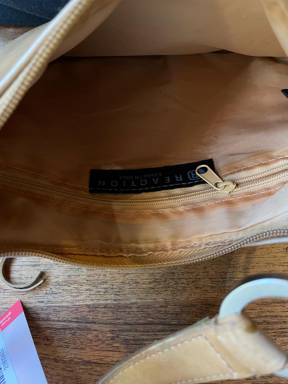 y2k kenneth cole braided leather shoulder bag