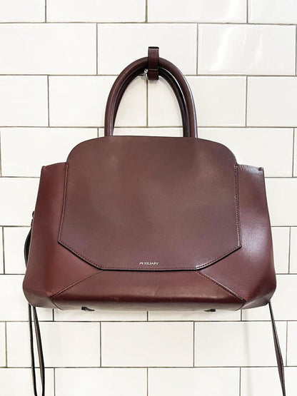 auxiliary bega leather satchel | aritzia - good market thrift store