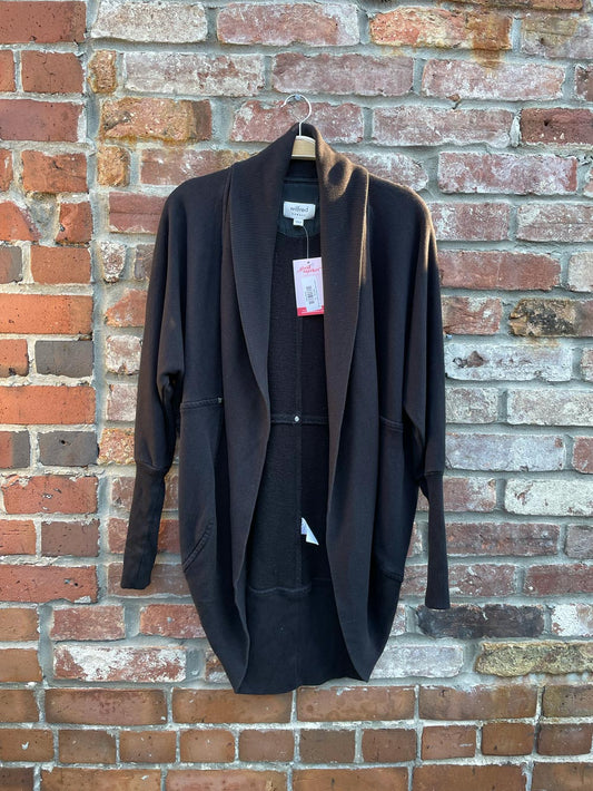 wilfred black diderot cocoon cardigan