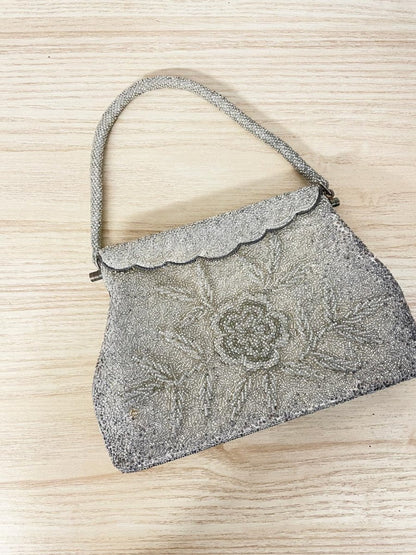 vintage handmade beaded floral handbag | hong kong - good market thrift store