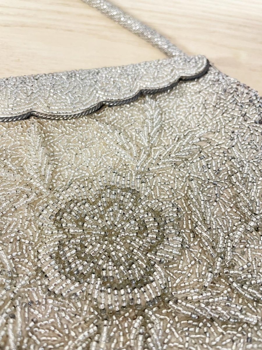 vintage handmade beaded floral handbag | hong kong - good market thrift store