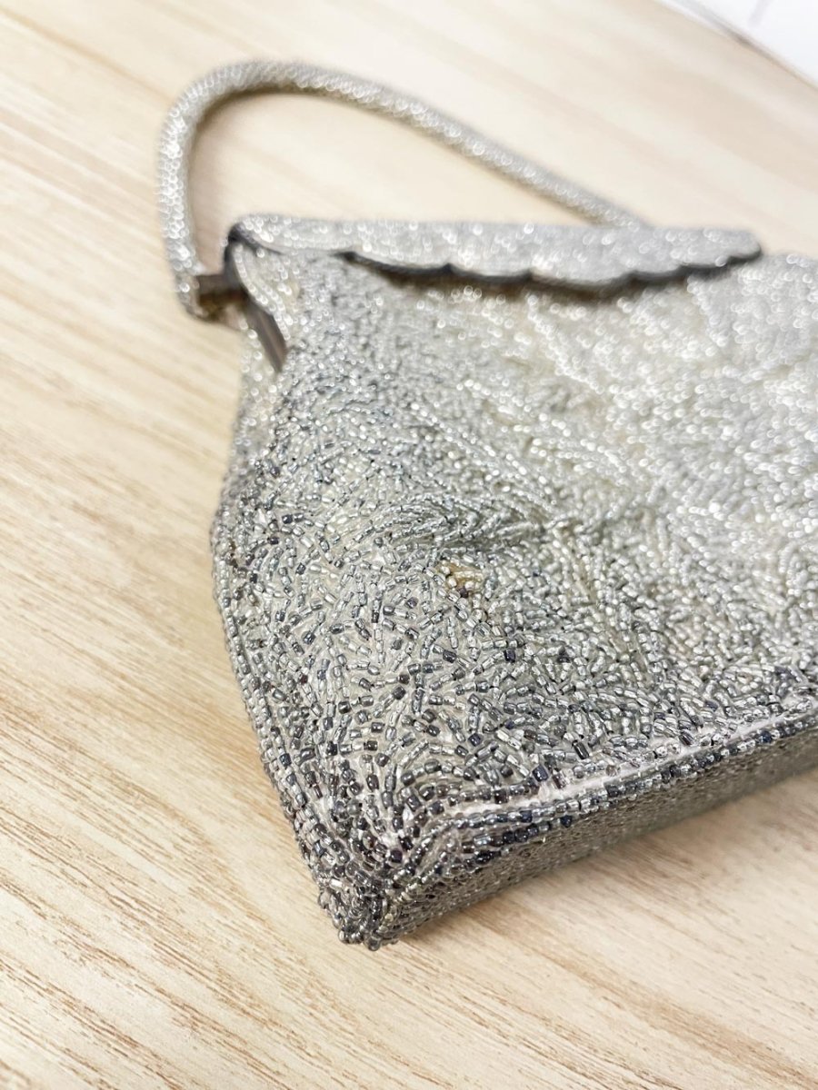 vintage handmade beaded floral handbag | hong kong - good market thrift store