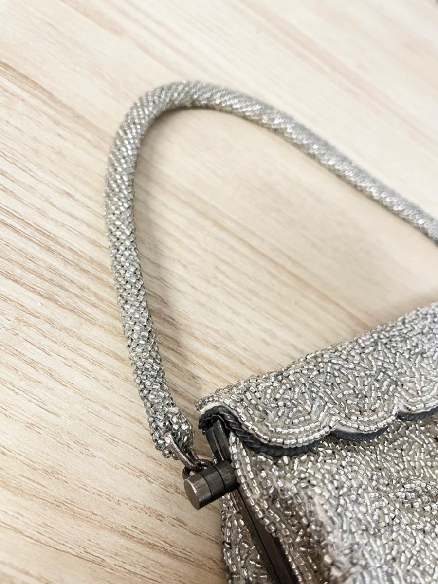 vintage handmade beaded floral handbag | hong kong - good market thrift store