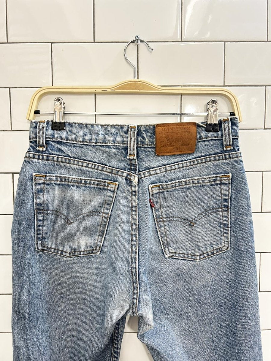 vintage 00s levi's 531 straight jeans - good market thrift store