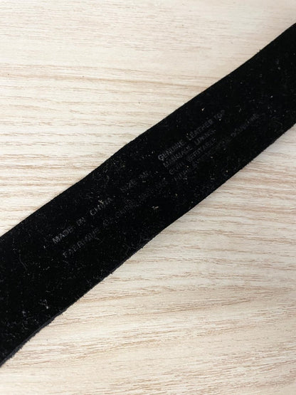 y2k suede harness fringe tie waist belt - good market thrift store