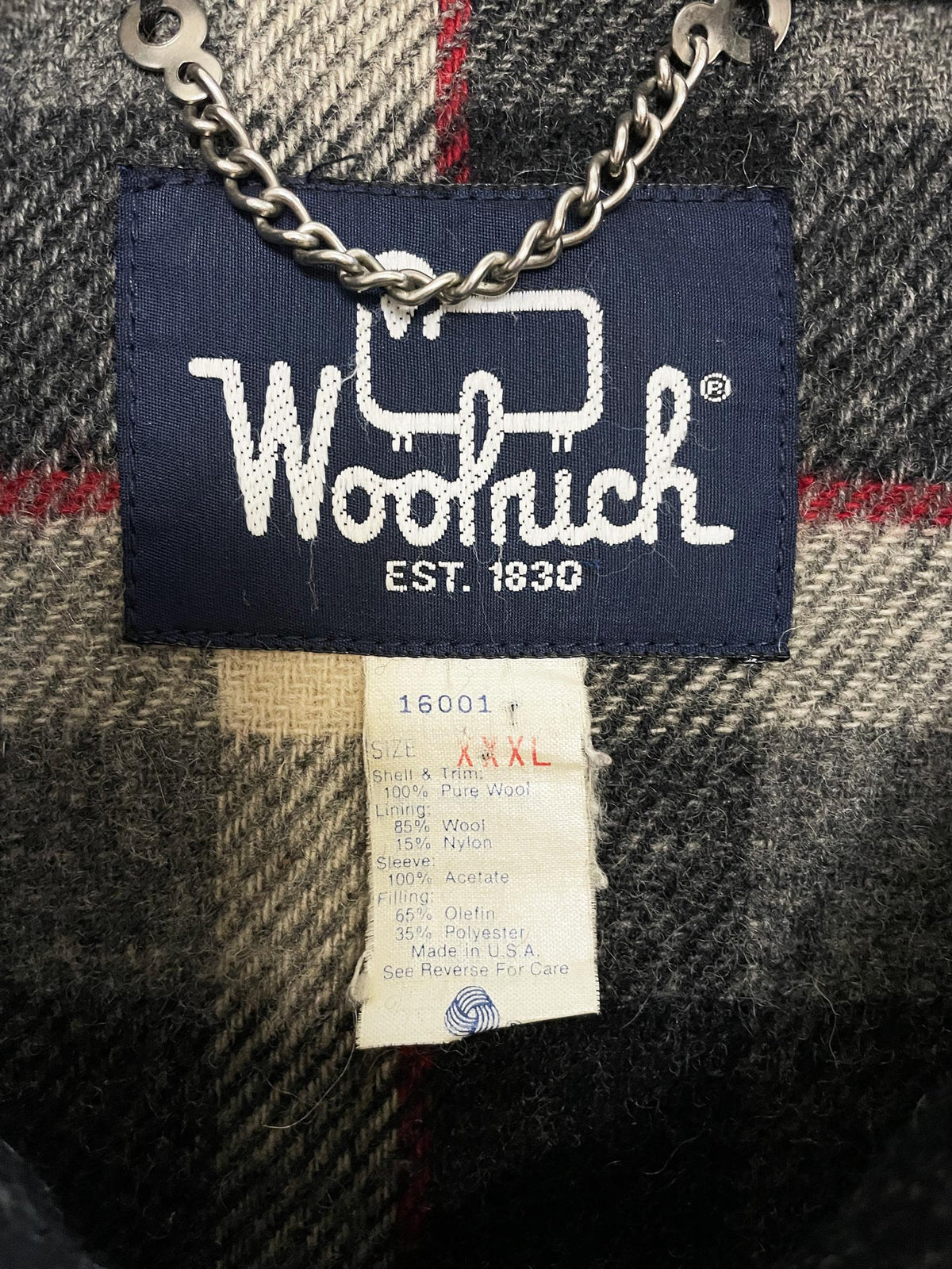 vintage 90s woolrich 100% wool bomber jacket | made in USA