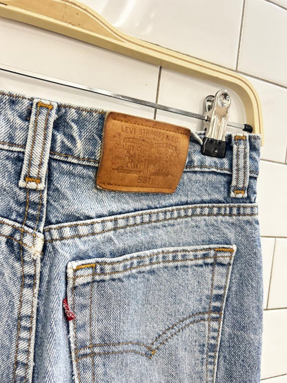 vintage 00s levi's 531 straight jeans - good market thrift store