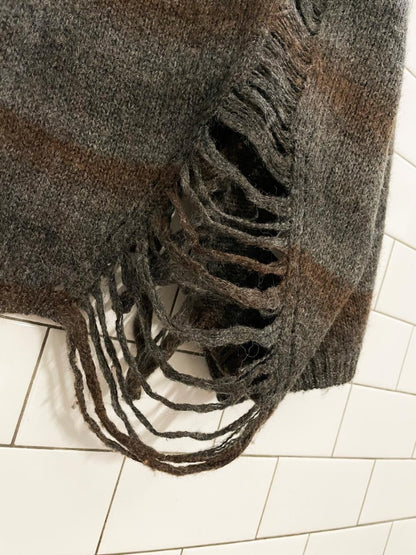 rebecca elliot wool - blend grunge ss sweater - good market thrift store