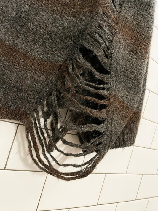 rebecca elliot wool - blend grunge ss sweater - good market thrift store