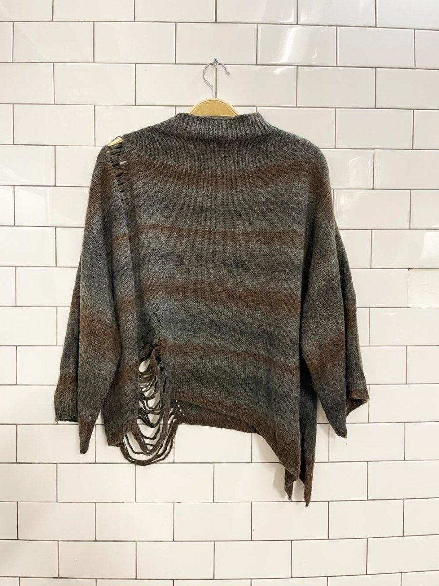 rebecca elliot wool - blend grunge ss sweater - good market thrift store