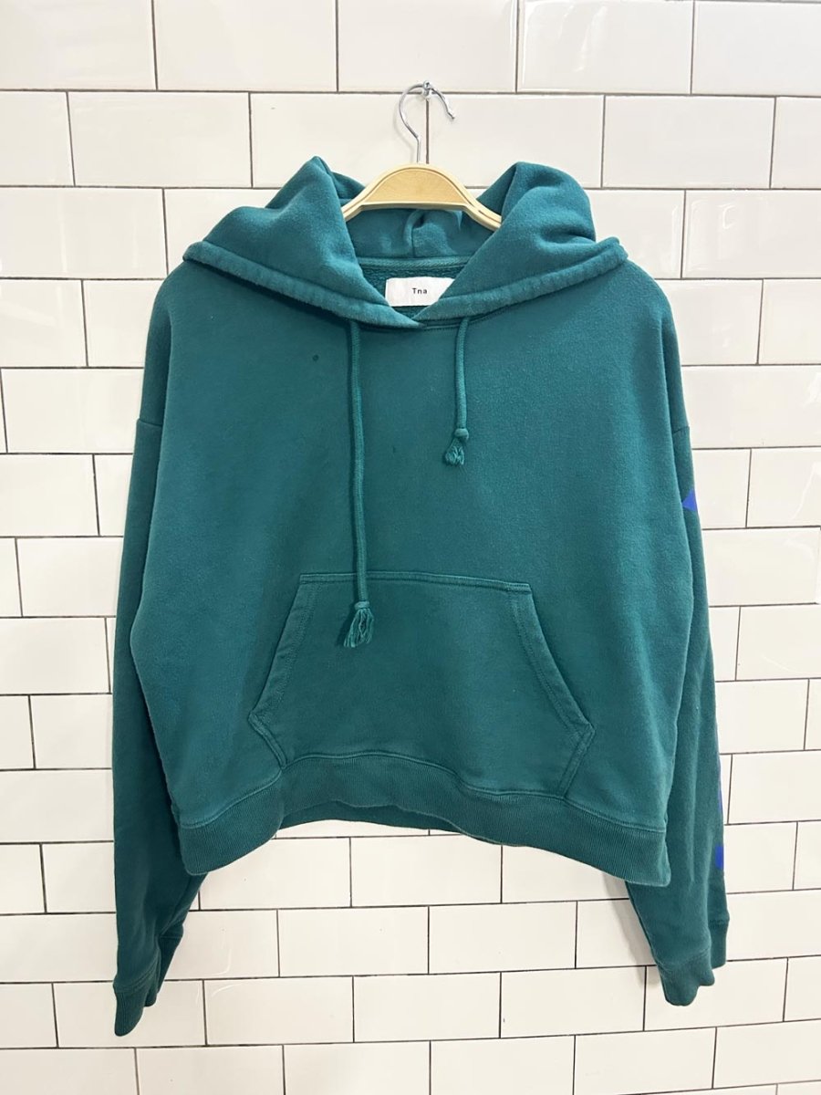 tna oversized graphic hoodie - good market thrift store