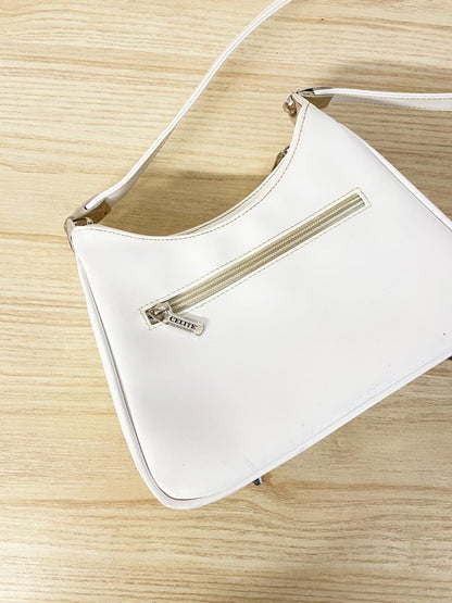 vintage celite col. faux leather structured shoulder bag - good market thrift store