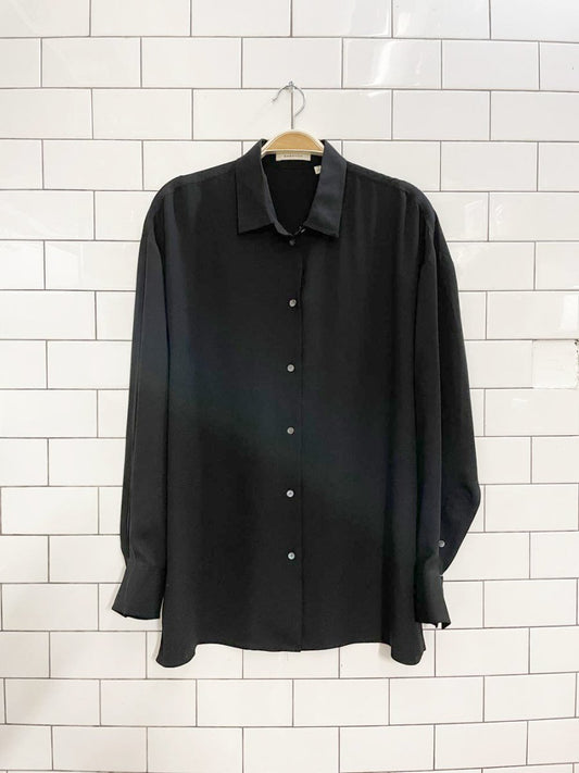 babaton oversized semi - sheer blouse - good market thrift store