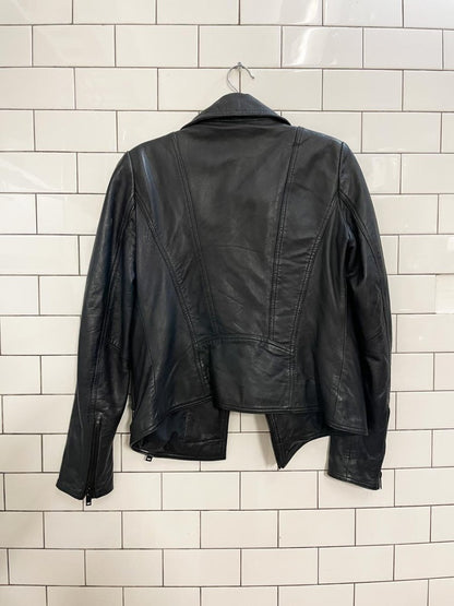 danier butter leather biker jacket - good market thrift store