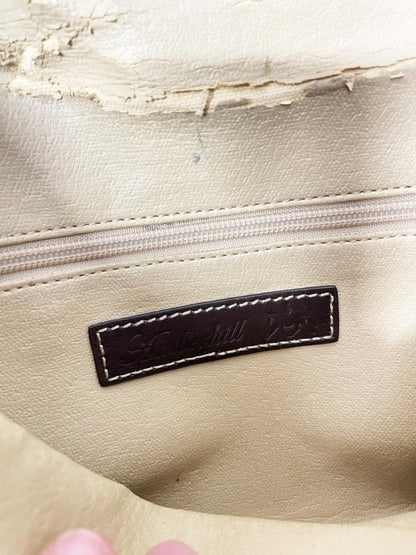 vintage amberhill 5/A baker plaid saddle bag - good market thrift store